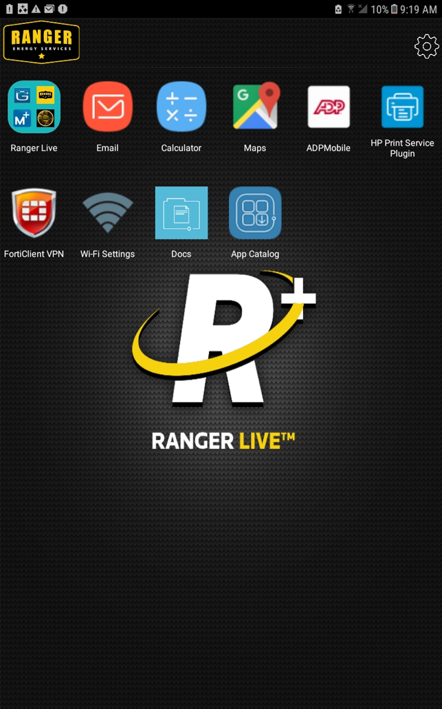 An employee can access multiple business-centric applications via the Ranger Live homepage. (Source: Ranger Energy Services)