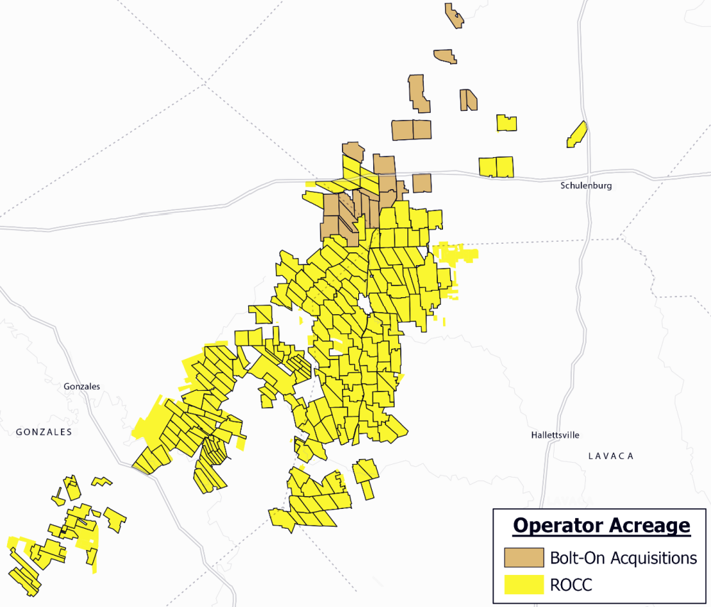 Ranger Oil Eagle Ford Shale May 2022 Bolt-on Acquisition Map