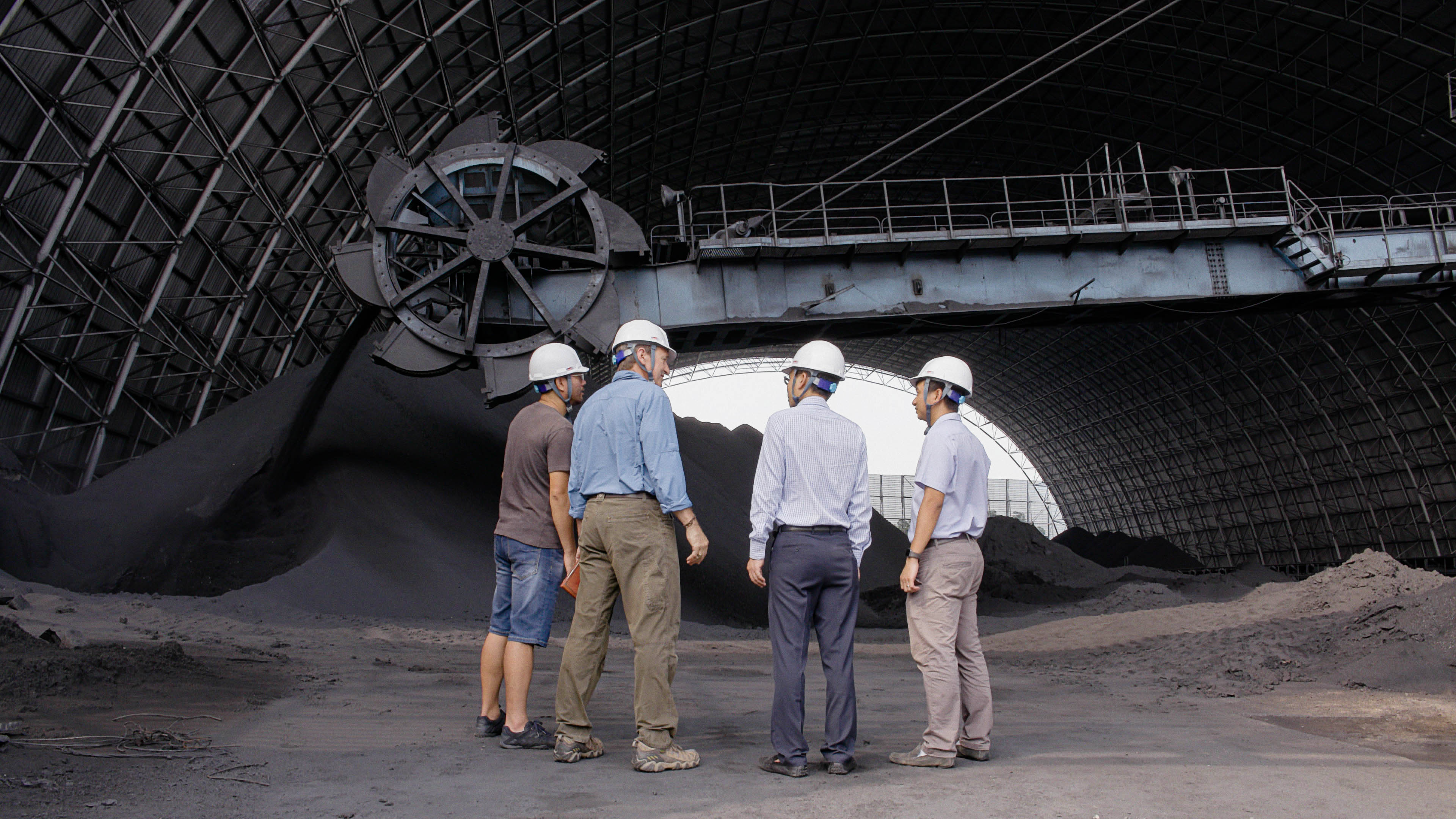 documentary “Switch,” Scott Tinker visits a Vietnamese coal mining corporation