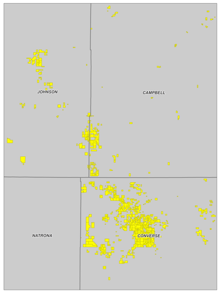 Samson Resources Powder River Basin Asset Map