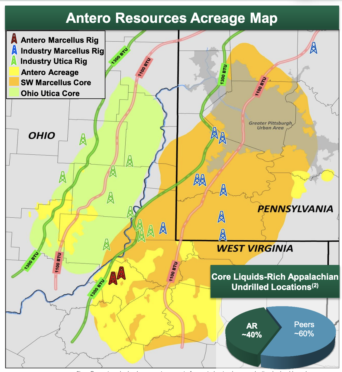 Antero Resources Acreage Map (Source: June 2020 Investor Presentation)