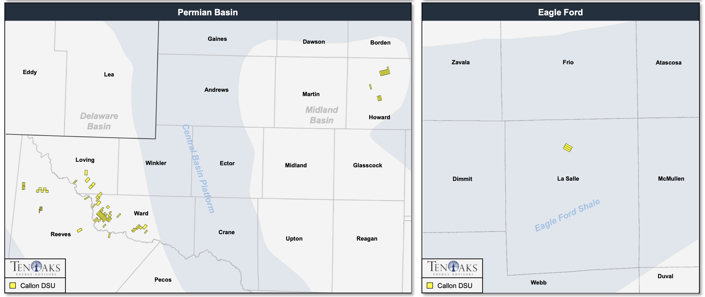 Marketed: Callon Petroleum Nonop Permian Basin, Eagle Ford Portfolio