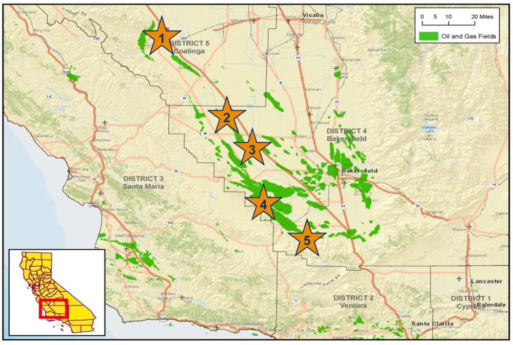 Seneca Resources California Oil Asset Map - Investor Presentation