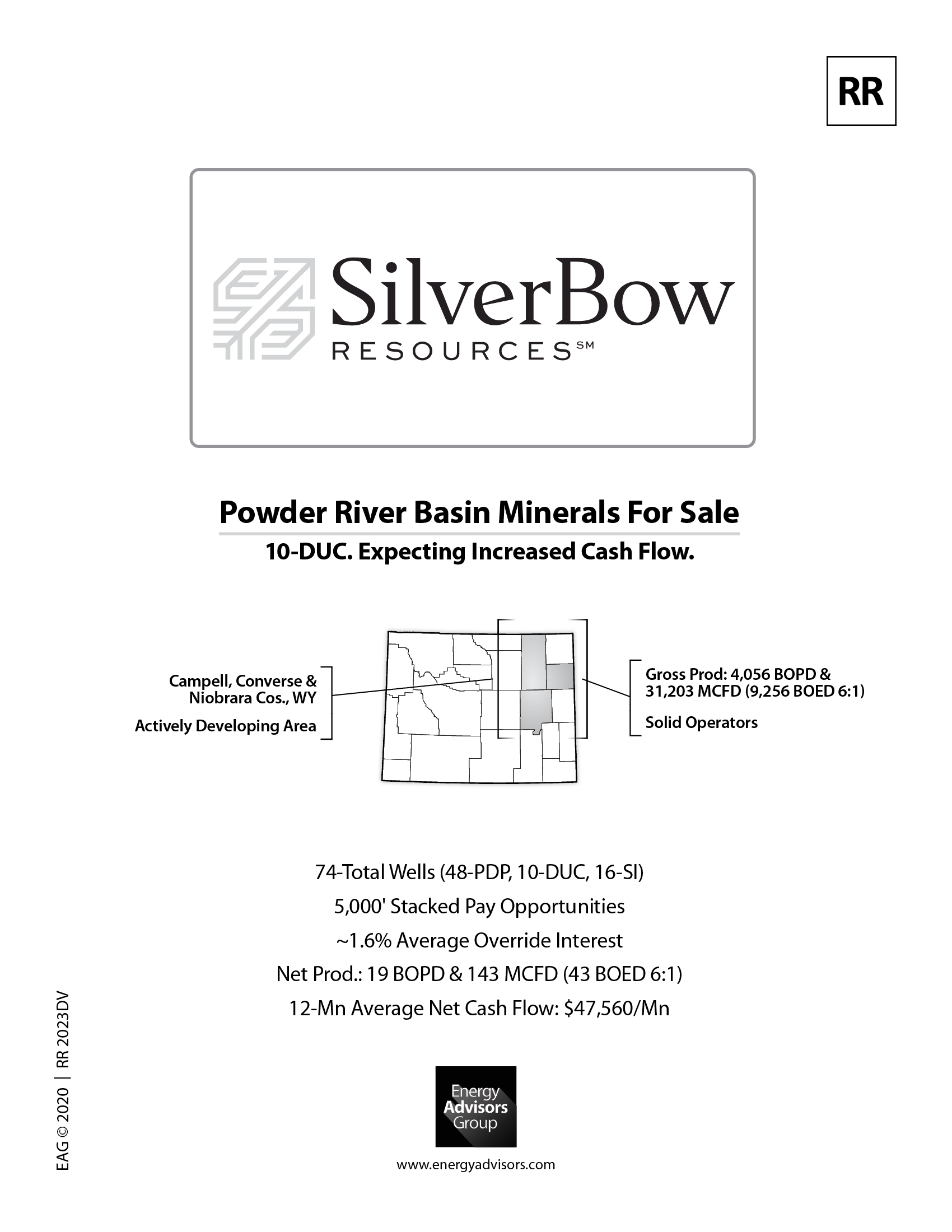 Marketed: SilverBow Resources Powder River Basin Minerals