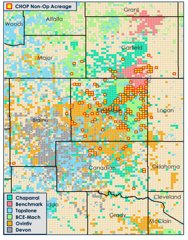 Stephens Marketed Map - Chisholm Oil and Gas STACK Nonop Opportunity