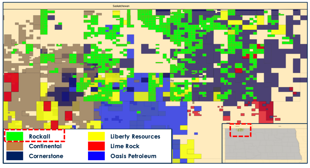 Stephens Marketed Map 1 - Rockall Energy Bakken Gulf Coast Acquisition Opportunity