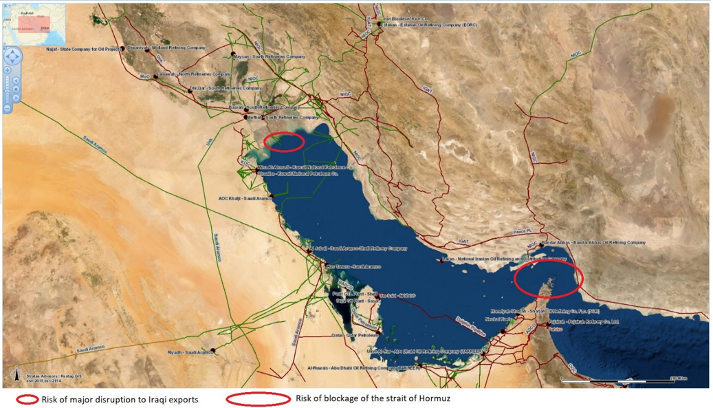 Stratas Advisors Oil Supply Threatened Report Map