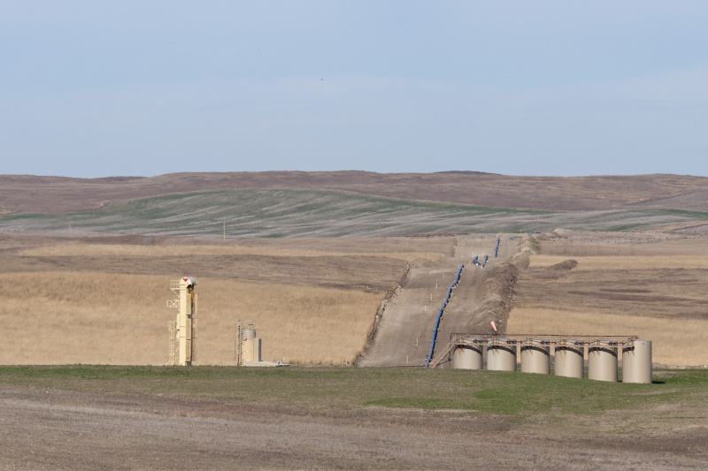 The Dakota Access Pipeline winding through North Dakota. Source: Shutterstock.com