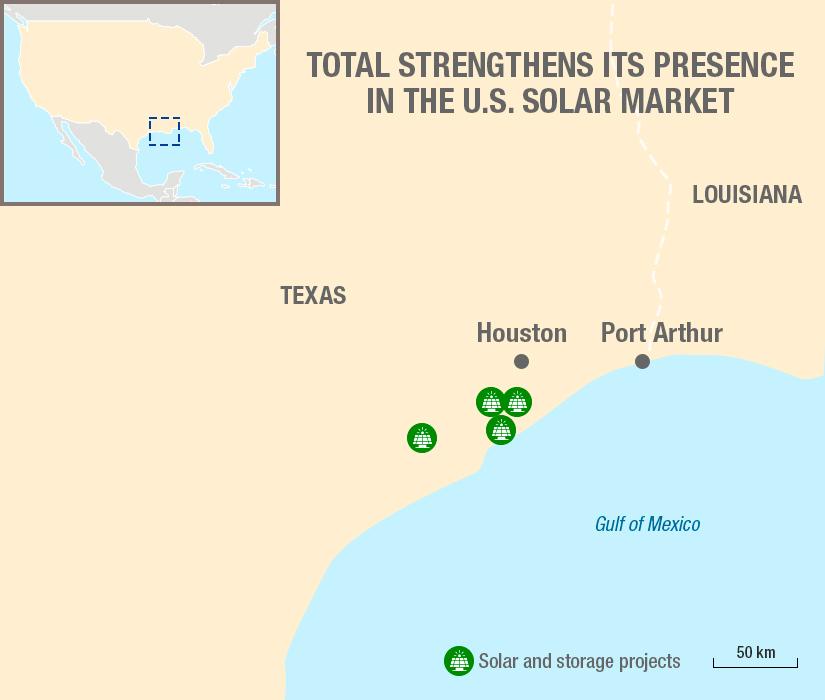 Total US Solar Acquisition Map