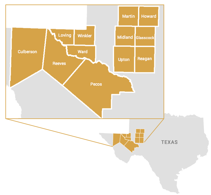 Wing Resources Permian Map