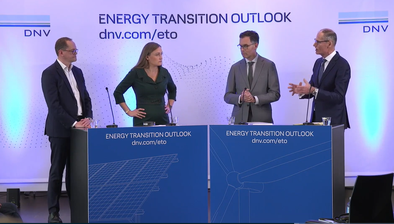 DNV Energy Transition Outlook climate panel