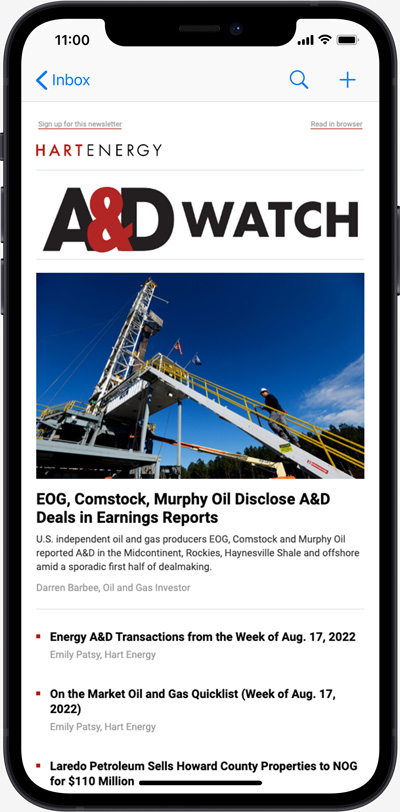 a and d watch newsletter on iphone