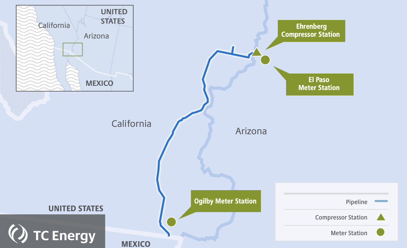 North Baja Pipeline (Source: TC Energy)