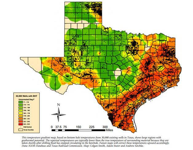 نقشه Well CerapHi Texas