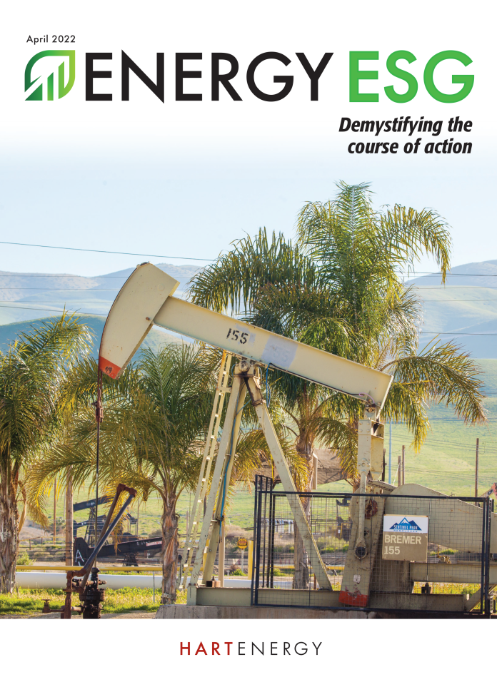 Energy ESG report - April 2022