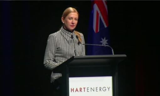 DUG Australia, Bernadette Cullinane, Accenture, LNG, Hart Energy, conference, video