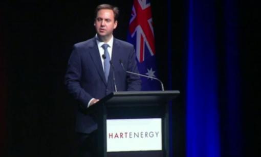 Steven Ciobo, parliamentary secretary, DUG Australia, Hart Energy, conference, video