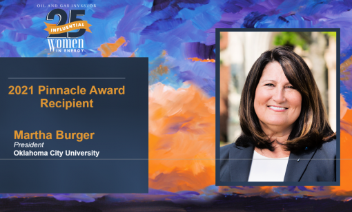 Women in Energy 2021 Pinnacle Award Winner: Martha Burger