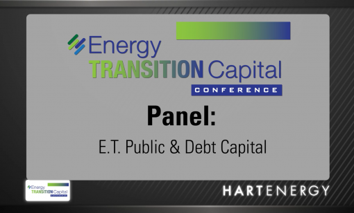 Energy Transition Capital Conference: E.T. Public & Debt Capital Panel