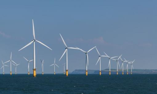 offshore wind farm in the North Sea