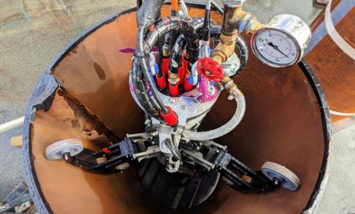 Robotic System Inspects Offshore Caissons