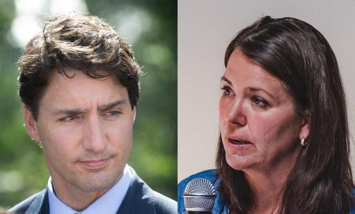 Canadian Prime Minister Justin Trudeau, left, could be on a collision course with new Alberta Premier Danielle Smith. (Source: Drop of Light, Wirestock Creators/Shutterstock.com)