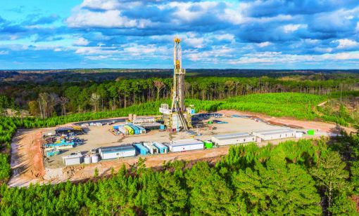 Drill site in Haynesville Shale. (Hart Energy)