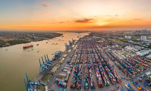 shipment harbor in Ho Chi Minh City