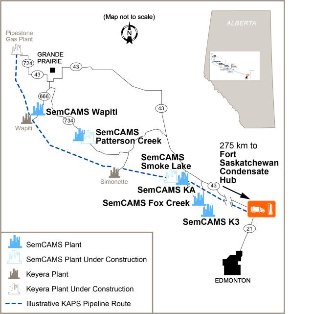 SemCAMS Midstream, Keyera To Build Canadian Liquids Pipeline System