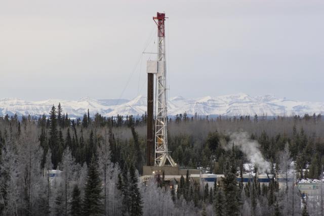 A rig is shown in the foothills of Alberta, where the government has lifted a curtailment on new oil wells effectively immediately. (Source: Al Parker Photography/Shutterstock.com)