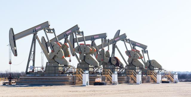 Oil field equipment in Texas.
