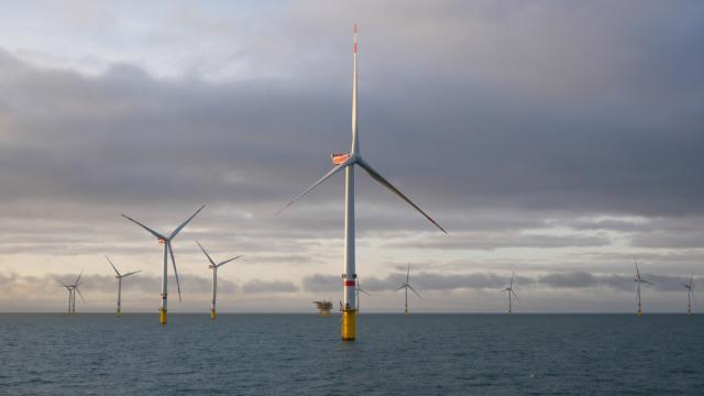 offshore North Sea wind farm