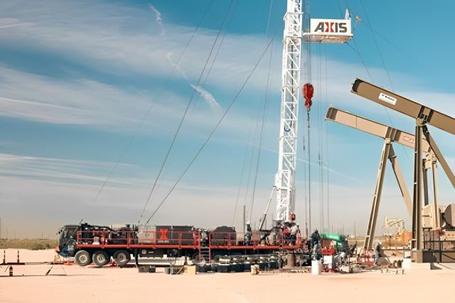 Axis Energy Deploys Fully Electric Well Service Rig