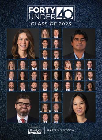 Oil and Gas Investor’s 2023 Forty Under 40 cover image