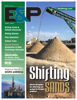 E&P Magazine frac sand and logistics