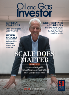 Oil and Gas Investor Magazine - March 2023 Earthstone Energy Image