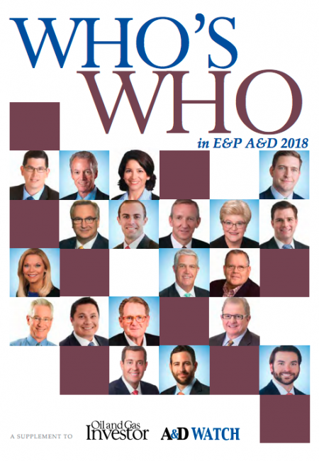 Who's Who in E&P A&D 2018