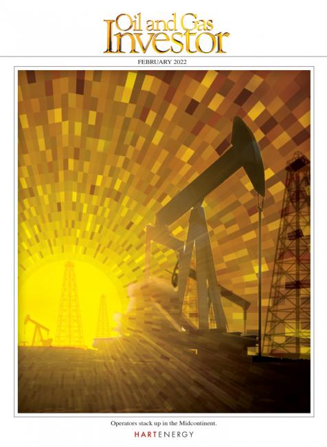 Oil and Gas Investor Magazine - February 2022 cover image