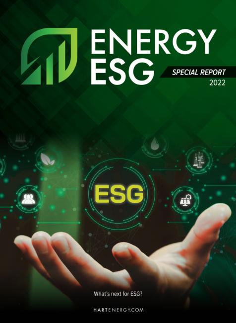 Hart Energy - Energy ESG 2022 Special Report cover image