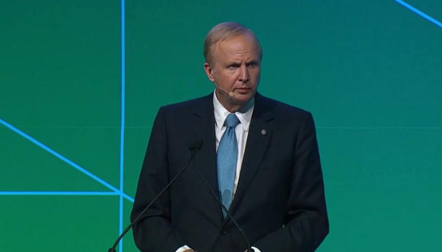 BP CEO Bob Dudley addresses CERAWeek in Houston. (Source: CERAWeek by IHS Markit) 