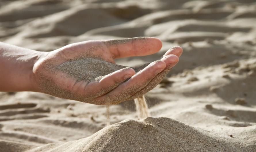 Companies that supply frac sand are being impacted by the slowdown in U.S. shale activity. (Source: Shutterstock.com)