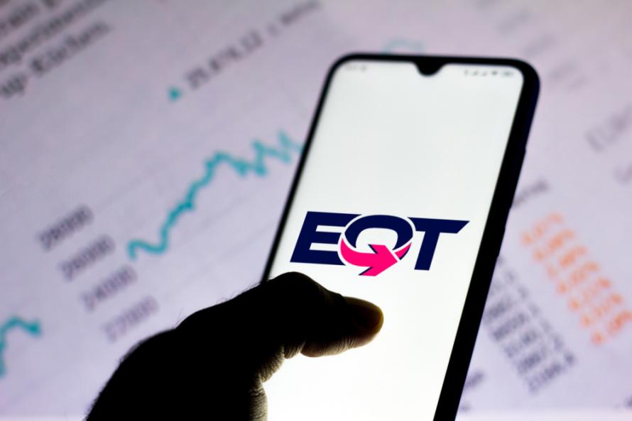EQT logo - production miss - midstream deal