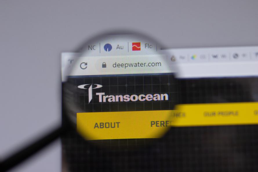 Transocean logo on website.