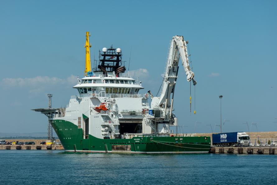 An IMR vessel offshore Bulgaria.