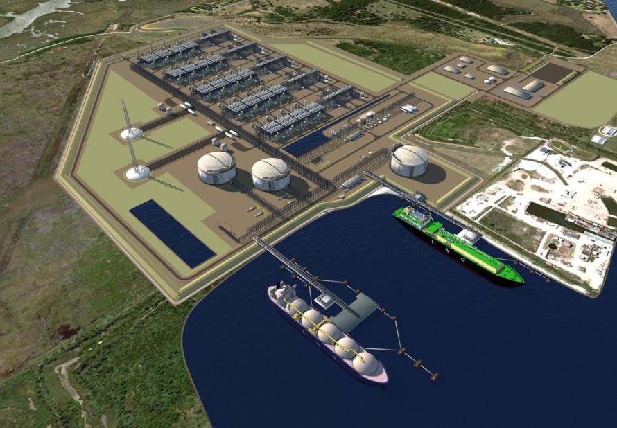 proposed Driftwood LNG project