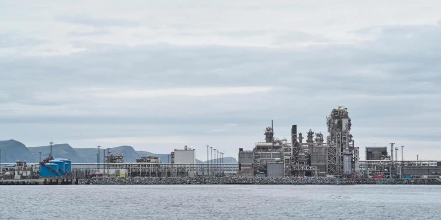 Hammerfest LNG plant.