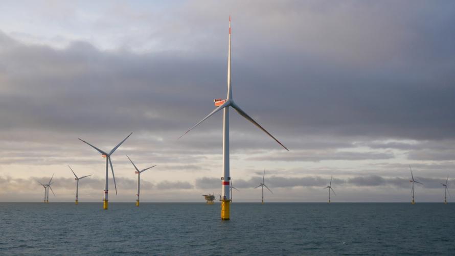 offshore North Sea wind farm