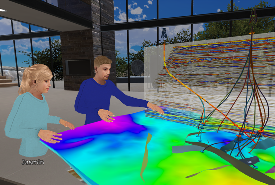 3D avatars of two geoscientists