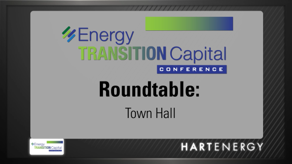 Energy Transition Capital Conference: Town Hall