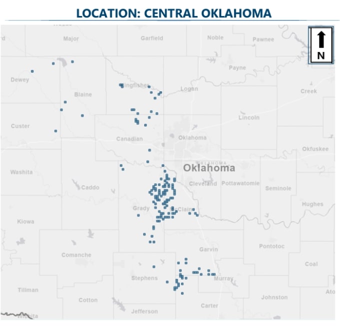 Acquisition map Oklahoma evolution petroleum.jpg (Source: Evolution Petroleum investor presentation)